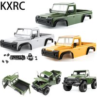 324mm Wheelbase 2 Door Pickup Truck Hard Body Shell for 1/10 RC Crawler Car Traxxas TRX4 Defender Bronco Blazer Jeep RD110 Parts