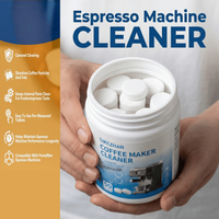 50 Sheets Universal Coffee Maker Cleaner Descaler for Keurig Nespresso Espresso Drip Machines Limescale Remover Cleaning Kit