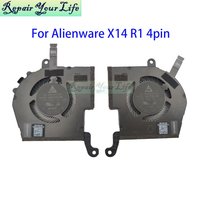 Laptop CPU GPU Fan For DELL For Alienware X14 R1 0HD5CJ 0XVCHN DC5V Notebook Cooling Radiator Fans ND75C85-21F06 ND75C86-21F07