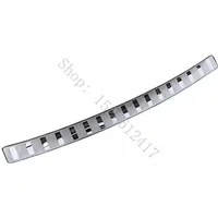 For Mercedes-Benz GLC 2016 2017~2022 car Accessories rear styling Rear Bumper Protector Sill Trunk Rear guard Tread Plate Trim