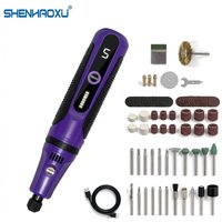 Cordless Electric Grinder Touch Control 5Level Adjustable Speed Digital Display Type-C Fast Charging 1000mAh Rechargeable Rotary