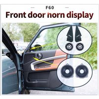 Car Front Door Tweeter Cover For BMW MINI F60 Series Speakers Loudspeaker Modification Sticker Decoration Original Upgrade Kit