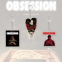 Popular 2026 Horror Movie Obsession Keychains You Only Get One Wish Keychains for Accessories bag Pendant Jewelry Fans Gift