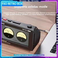 FiiO Retro Box Wireless Bluetooth Speaker Built in High-performance DSP Chip Portable Design Compatible with M33 M21 JM21