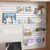 Hot-selling DIY Freely Combined Pegboard Set, with a Large Selection of Accessories, Wall-Mounted Hanging Storage Pegboard