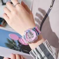 Waterproof Sports Kids Watches Night Light Luminous Dial LED Digital Watch Alarm Clock Function Sports Clock Boys Girls