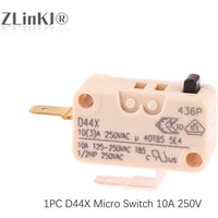 1Pc For D44X Microswitches 10A250V Terminals Replacement Microswitch for Arcade Push Button Joysitch Short Stalk