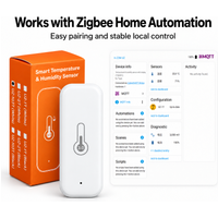 Zigbee 3.0 Sensor Temperatur- und Feuchtigkeitssensor Zigbee-Gateway Erforderlich Kompatibel mit Yandex Zigbee2Mqtt ZHA Home Assistant Alexa
