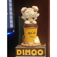 Pop Mart X McDonalds Dimoo Figure McFlurry McCafe Cherry Blossom Themed Collectible Toy Desktop Decor For Anime Collectors