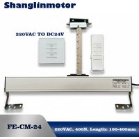 Wireless Smart Window Opener System DC24V Kit with 220V AC Power Controller Remote Automation Actuator for Home Skylight