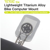 RRSKIT 3D Printed Titanium Alloy Bicycle Computer Extended Bracket Suitable For Garmin Universal Base With Gopro Lamp Holder