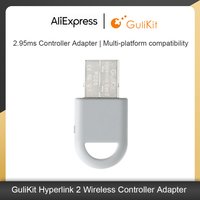 GuliKit Hyperlink 2 Wireless Adapter for Xbox One/Xbox Series X|S/PS5/PS4 Controller-Play on PC & Switch1/2 & Android & SteamOS