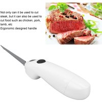 Battery Powered Knife Stainless Steel PP Light Weight Easy Electric Carving Kitchen Knife Washable for Restaurant