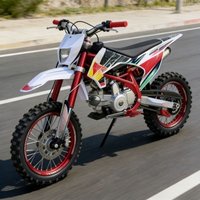 125CC two wheeled off-road motorcycle, fuel motorcycle, mountain off-road motorcycle