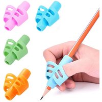 5-50Pcs Pencil Handle Rod Grips Pen Holder Grip For Kids Cute Hand Writing Aid Trainer Posture Correction Pen Finger Holder