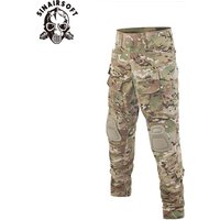 SINAIRSOFT Tactical G3 Pants With Knee Pads Multi-camo Combat Trousers Airsoft Hunting Camouflage Training Pants