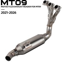 MT09 Exhaust Manifold Kit For Yamaha MT09SP FZ09 XSR900 XSR900GP MT-09/SP 2021-2026 Motorcycle Exhausts 51mm Headers Tube