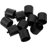 10Pcs Tape Dispenser Roller Insert Plastic Core Holder Black for Smooth Tape Release Stable Desk Mount Universal Fit Office