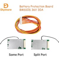 10S 36V 30A Same Port/Separate mouth Split Port With Balanced Lithium Battery Electric Vehicle Battery Protection Board BMS