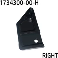 Right Bracket Fascia 1734300 1734300-00-H For Tesla For Model 3 2024-2025 Front Bumper Bracket Small Bracket Plastic