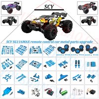 SCY 16101 16102 Professional Components Metal Upgrade Chassis Swing Shock Absorber Transmission Shaft Tire BearingVSWLtoys