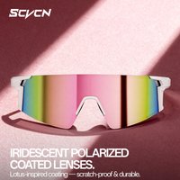 SCVCN Windproof Cycling Glasses Outdoor Professional MTB Road Bike Sunglasses Sports Cycling Sunglasses Men Women UV400 Goggles
