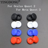 2PCS For Meta quest 3 Silicone Soft Stick Grip Protective Cap Joystick Cover For OculusQuest 2 Handle Rocker Silicone Caps