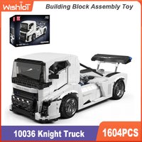 Mould King 10036 Knight Truck Technical Car Toys Building Block Assembly Truck Brick Set Creative Christmas Gift for Kids