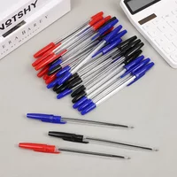 12/18 Pcs 1.0mm Ballpoint Pens 3 Color Plastic Ball Point Pens Student Gift School Office Supplies Long Lasting Smooth Writing