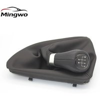 Interior Car Gear Shift Knob For BMW 1 Series E81 E82 E87 E88 2003-2013 5/6 Speed Manual Transmission Leather Gaiter Boot Cover
