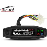 Ensemble de Tachymètre Universel pour Moto, Jauge de Vitesse, Compteur de Vitesse, Numérique, Odomcirculation, Capteur, Nouveau