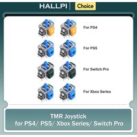 HALLPI TMR Electromagnetic Joystick for Switch Pro PS5 PS4 Xbox Series Controller Low Power Design for Repair Replacement