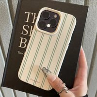 Green Stripe Print Summer Phone Case For iPhone 16 15 14 13 12 11 17 Pro Max Plus XS XR X 17 Air Shockproof Soft Bumper Cover