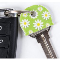 10PCS Silicone Key Protective Covers Anti Slip Key Cap Identification Tags for Secure Key Labeling at Home Office