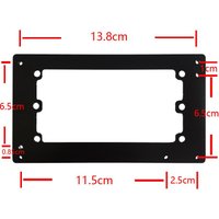 New Desktop ATX Power Supply Baffle Computer Small Chassis SFX Power To Bracket MATX Conversion Frame Black Silver