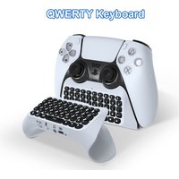 JYS-P5121 Wireless Bluetooth External Keyboard for PS5 Controllers – Built-in Speaker for Voice Chat & Text Input