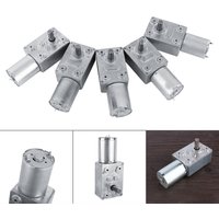 370 Reversible High Torque Worm Geared Motor DC 12V Reduction Motor CW/CCW Electric Drive Motor 5RPM 6RPM 20RPM 40RPM 62RPM
