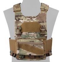 Tactical AC-1 Lightweight Vest Plate Carrier Set with Triple Magazine Elastic Pouch, Candy Storage Hunting Bag, 2.5cm Buckle