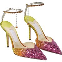 High-end Women's Shoes Luxurious Comfortable High Heels Designer Rhinestone Wedding Shoes for Women New High Heel Sandals Zapato