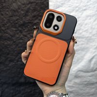For OnePlus 15 Case Hard PU Leather For Magsafe Magnetic Shockproof Phone Protect Cover For OnePlus15 High Quality Shell Bumper