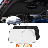 For Audi A3 A4 A5 A6 A7 A8 Q3 Q5 Q7 Parasol Windshield Sunshade Car Visor Front Window Sun Shade Cover Car Accessories