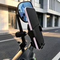 Quick Install Phone Mount for Mirrored Motorcycles Bikes Secure Grip Bike Holder for Cycling Navigation