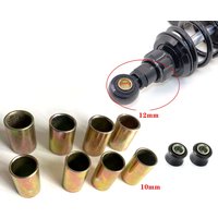 4pcs Universal Motorcycle E-Bike 10MM 12MM Rear Shock Absorber Sleeve Buffer Rubber Ring Bushing Fixed Ring Rear Sleeve Parts
