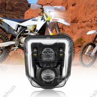 AliExpress Dirt Bike Headlight LED Motocross Headlamp DRL For Husqvarna 2017-2023 FE250 FE350 FE450 FE501 FE501S TE150 Enduro Motorcycle
