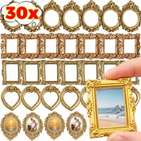 Mini Picture Frame Retro Scrapbooking Crafts Picture Frames Decoration DIY Wall Hanging Jewelry Display Props Desktop Ornaments