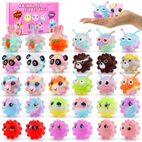 4.5cm 3D Bubble Silicone Decompression Toy Pop Decompression Toy Keychain Fidgets Toys Fidget Toy