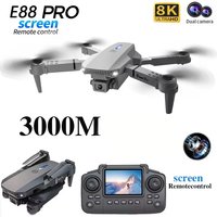 E88PRO Drone 8K 5G HD Dual Camera Aerial Photography Remote control screen display Control Aircraft Quadcopter