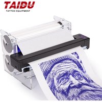 TAIDU Tattoo Printer Portable Thermal Printer Tattoo P19 Bluetooth Tattoo Thermocopier Printing tattoo Stencil Tattoo Equipment