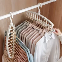 1PC Multi-Hole Space-Saving Clothes Hanger! Foldable for Home/Bedroom/Travel – Fits Pants/Shirts/Skirts