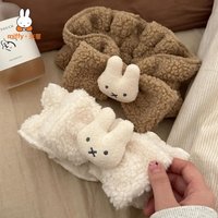 Miffy Hairband Bow Elastic Face Wash Makeup Headband Cute Girl Essential Toiletries Hair Decoration Best Friend Same Gift